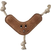 Advncae Pet Product Tuff Toy Boomerang 1-Piece Brown Boomerang Dog Toy
