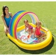 thumbnail image 2 of Intex 57156EP 22-Gallon Inflatable Rainbow Arch Kids Spray Pool for Ages 2 & Up, 2 of 2