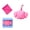 Sakura Pink, variant on Sakura Pink Elephant Silicone Cooling Towel Storage Holder with Carabiner Clip, Quick Dry Microfiber Sports Sweat Towel Set, Portable Outdoor Accessory for Gym Hiking Tennis Cycling Camping