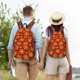 thumbnail image 4 of Easygdp Christmas With Gold Snowflakes Mochila de Lona Resistente para Laptop, Compatible con Laptops de 15 a 17 pulgadas, Ideal para Escuela, Trabajo y Viajes-Medium, 4 of 5
