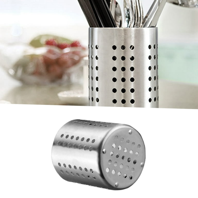 Travelwant Stainless Steel Cooking Utensil Holder, Extra-Large Stainless  Steel Kitchen Utensil Holder, Utensil Caddy - Weighted Base for Stability -  for Easy Cleaning - Countertop Utensil Organizer. 
