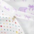 thumbnail image 4 of meiyoeat Ribbon Bowknot Monogrammed M Bedding,Watercolor Coquette Letter Design Duvet Cover Full For Girl,Reversible,3 Pieces,1 Duvet Cover and 2 Pillowcases, 4 of 6