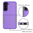 thumbnail image 3 of TakFox For Samsung Galaxy S22 / S22 Plus Case,Full Body Heavy Duty Shockproof Hybrid Dual Layer Rubber Drop Protection Soft Bumper Rugged Protective Cover Case,Purple, 3 of 7
