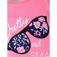 thumbnail image 5 of Mini Mojo Girls' Pretty & Smart Floral Pattern 2pcs Tee & Shorts Set Polyester Summer, 5 of 6