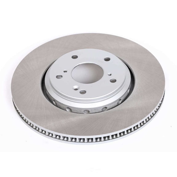 PowerStop JBR1730SCR Front Coated Hat and Edge Rotor