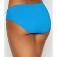 thumbnail image 2 of Classic Solid Shirred Bikini Bottom Swimsuit, 2 of 2