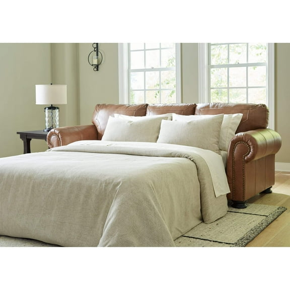 Signature Design by Ashley Carianna Caramel Queen Sofa Sleeper