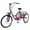 Pink, variant on Emorefun 250W 36V Powered Electric Tricycle for Adults,7 Speeds 3-Wheel Folding Motorized Trike with Large Basket, up to 15.5 MPH