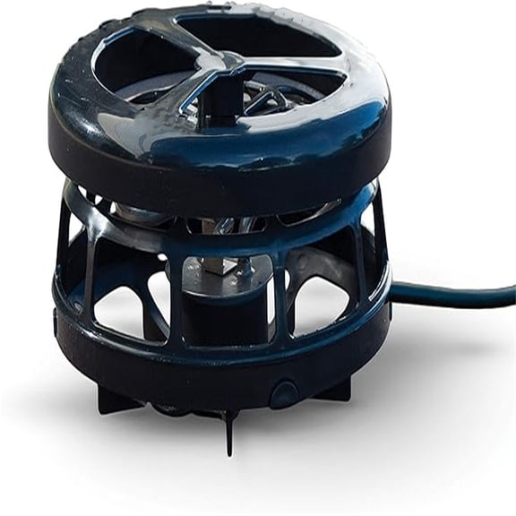 Pet Products Pond Heater for Outdoor Ponds with Fish, Deluxe Thermo-Pond Perfect Climate Deicer, Winter Oxygen Exchange for Live Fish, tatically Controlled, ty Listed - 7in 250W