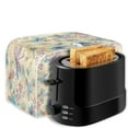 thumbnail image 6 of Yuyamidu Floral Toaster Cover 4-Slice Dragonfly Wide Slot Microwave Toaster Oven Dust Protective Cover Foldable Kitchen Small Appliance Cover Keep Clean from Smudges, Fingertips, 6 of 7