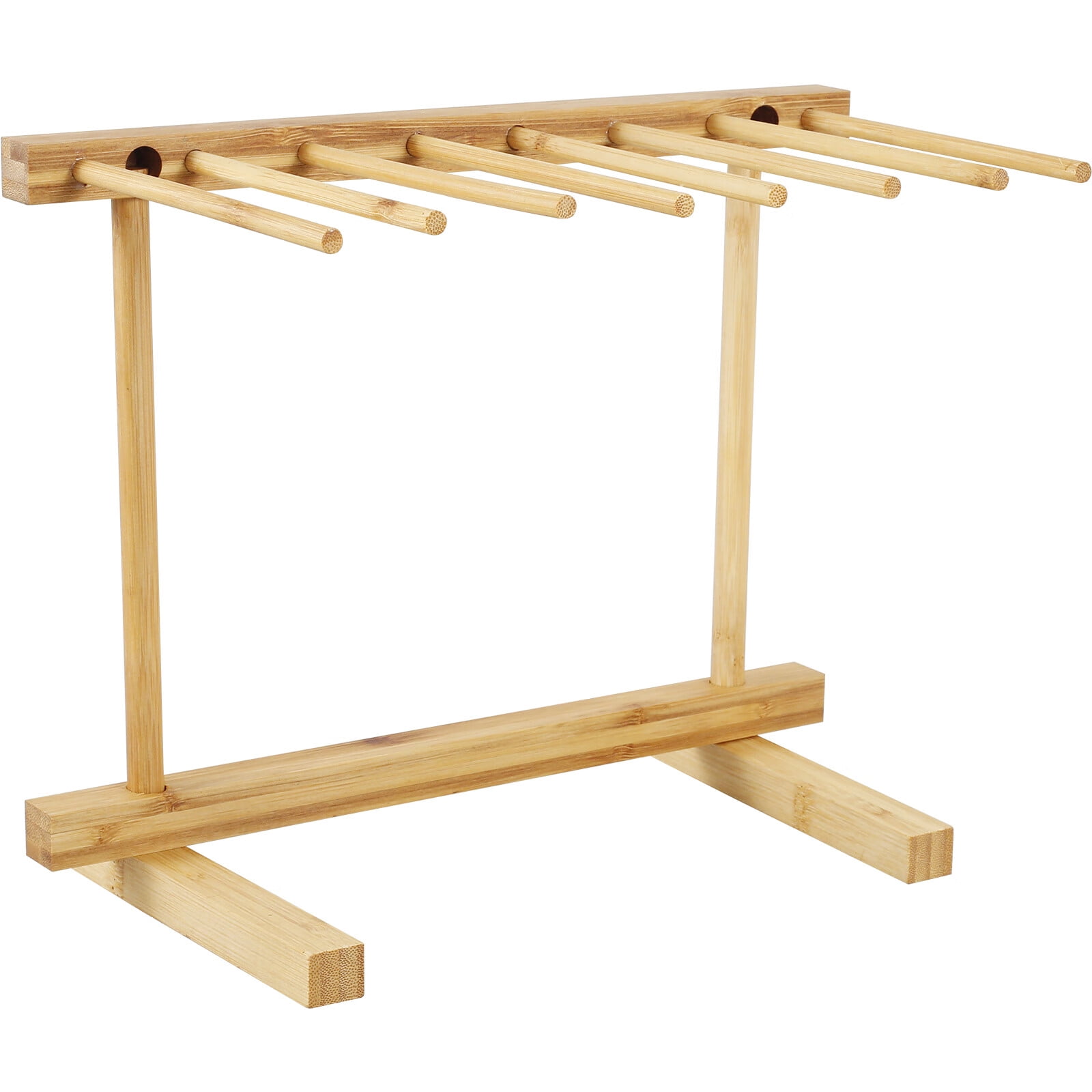 Wooden Pasta Drying Rack With 12 Removable Rods - Holds 15lbs Of Fresh Homemade Noodles