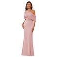 thumbnail image 1 of Vestido BITALY para la madre de la novia, satén rosa empolvado, 22 W, 1 of 8