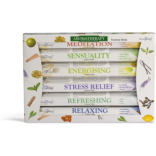 Varillas de incienso Stamford Premium Aromaterapia Hex Range x120