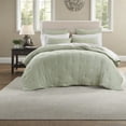 thumbnail image 5 of Premium Cotton Bedding Sets 3Piece King Size Quilt with Embroidery Sage, 5 of 11