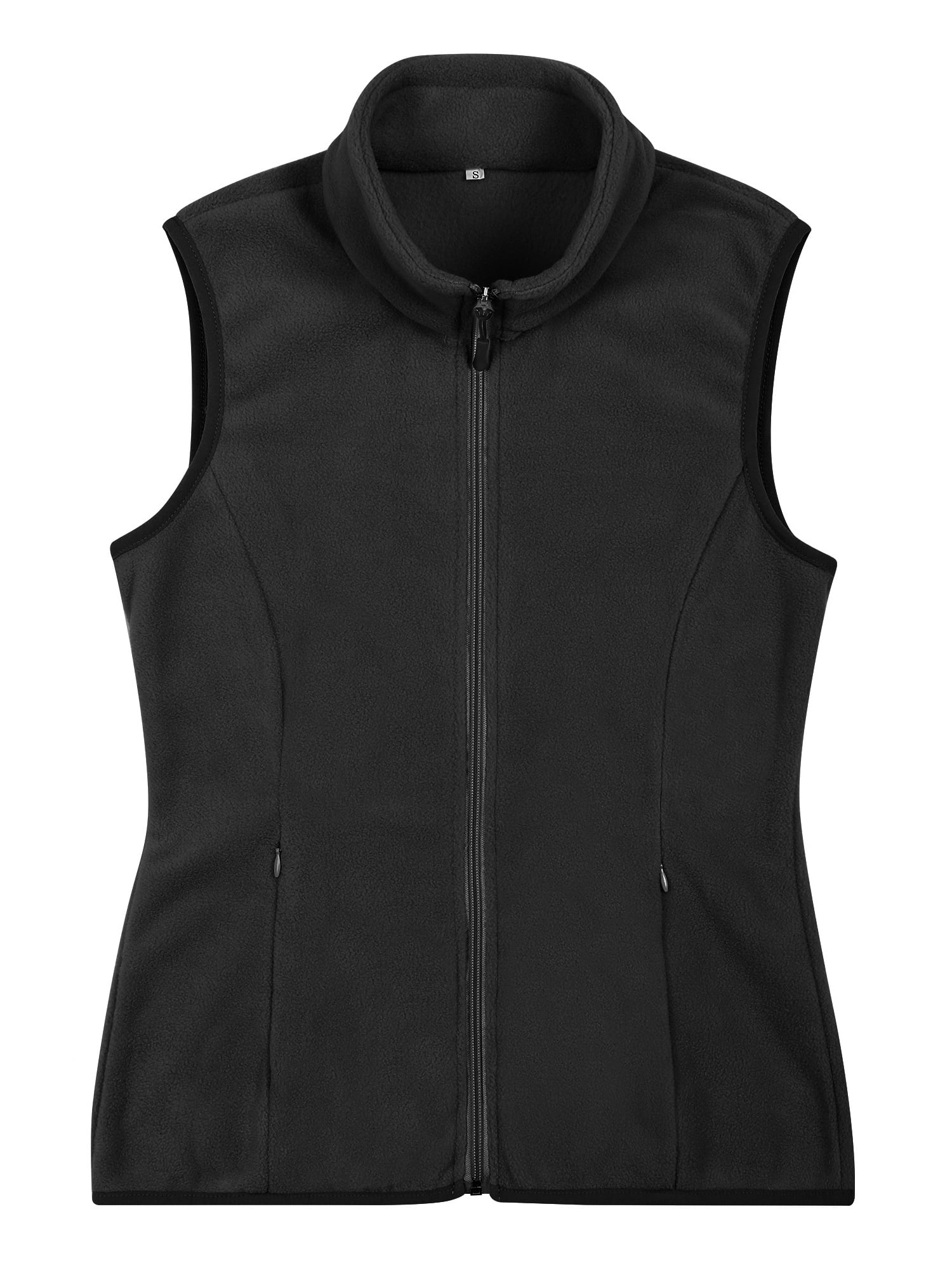 LELINTA Women Fleece Vest Ultra Soft Sleeveless Classic Fit Full Zip up