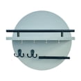 thumbnail image 1 of veasfak Key Holder Wall Mount Multifunctional Wall Shelf for Office Hallway Entryway Style G, 1 of 9