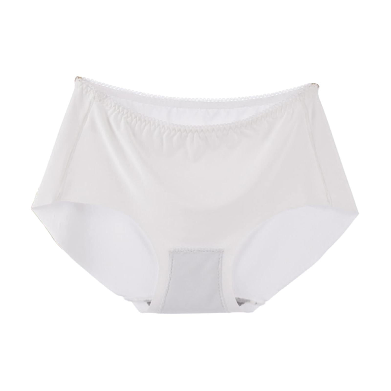 PEASKJP Underwear Women Basic Seamless Breathable High Waist Hi Cut