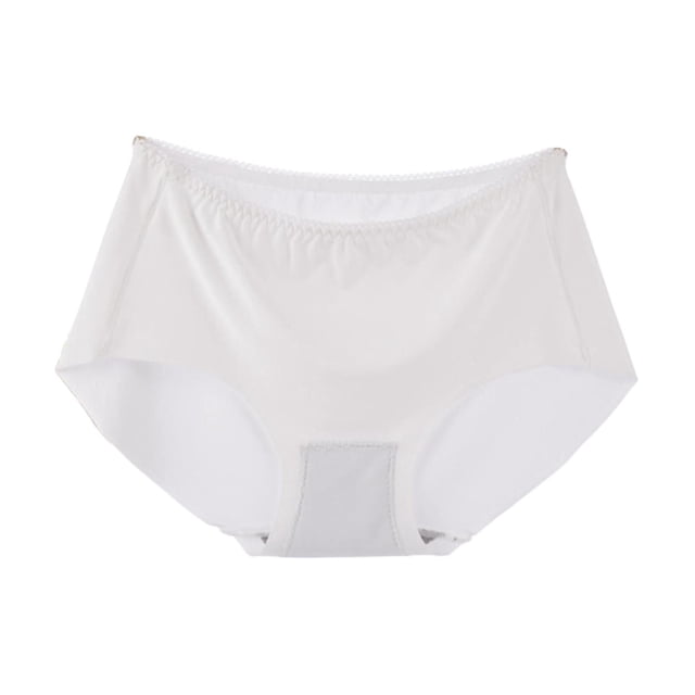 Gibobby Calzoncillos para mujer maidenform Bragas de mujer, Ropa interior de algodón de tiro medio Ropa interior de de encaje(Blanco,G)