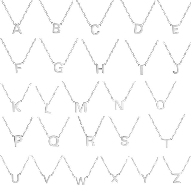 Lemegeton Collar con inicial de corazón pequeño para mujer, gargantilla de acero inoxidable con letras del alfabeto, joyería, regalo de cumpleaños, tendencia 2023