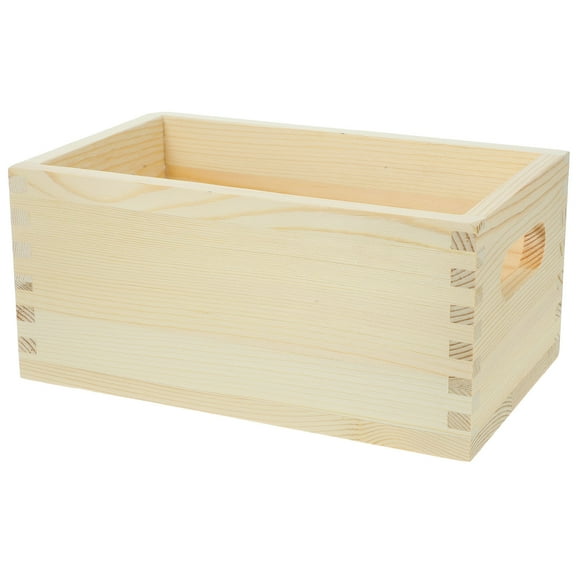 WHAMVOX  Holder Solid Wood Storage Box Multifunctional Utensil Cutlery Bin