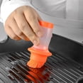 thumbnail image 1 of Prensa portátil Botella de aceite de silicona Cepillo Cubierta de almacenamiento Herramienta para hornear Naranja * 2 Ndcxsfigh Nuevos Originales, 1 of 9