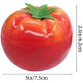 thumbnail image 2 of 10 piezas de tomates artificiales, figuras de tomates de espuma falsa, modelos de frutas realistas, decoración de fiesta de Navidad, fotos de frutas, 2 of 5