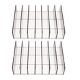 thumbnail image 4 of 2 Pcs Plateau de Tiroir à Argent Plateau à Argent Portable Boîte de Rangement de Remplacement, 4 of 5