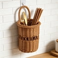 thumbnail image 6 of Hanging Wall Basket,Woven Portable Storage Organizer with Top Loop for Home Entryway Living Room, 6 of 6