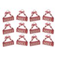 thumbnail image 3 of Hanging Beaded Sign (Merry/Noel) (Red) - Set of 12, 3 of 4