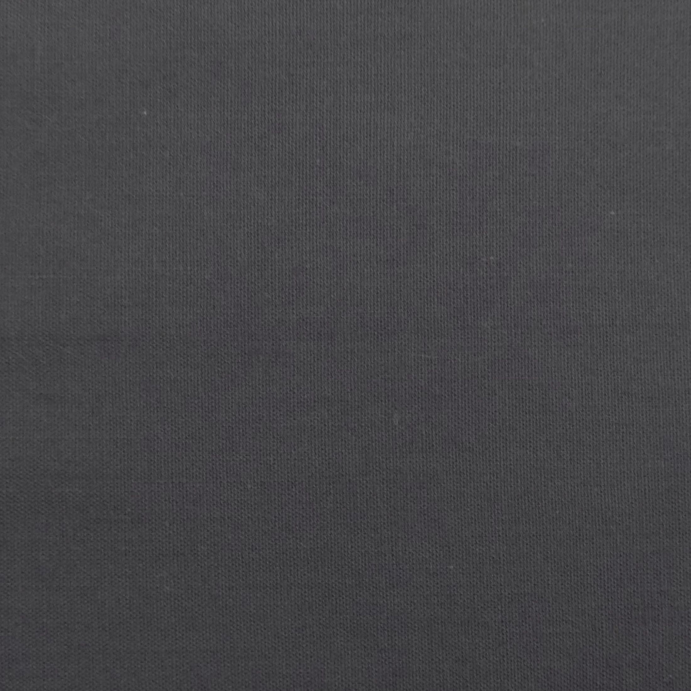 Shason Textile 2 Yard Cut Poly Cotton Fabric, Charcoal, 44" Wide for Craft & Quilting Projects