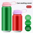 thumbnail image 3 of Upgrade Reusable Can Lids With Silicone Straws, Universal Fit Standard Beer Juice Beverage Cans, Spill Proof Leak Resistant Easy To Use Eco Friendly For Outdoor Indoor, 3 of 7