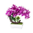 thumbnail image 2 of Artificial Flowers For Decoration Fake Flowers Simulation Flower Pot Simulation Flower Bouquet Living Room Table Flower Arrangement Flower Decoration Vase Potted Plant, 2 of 6