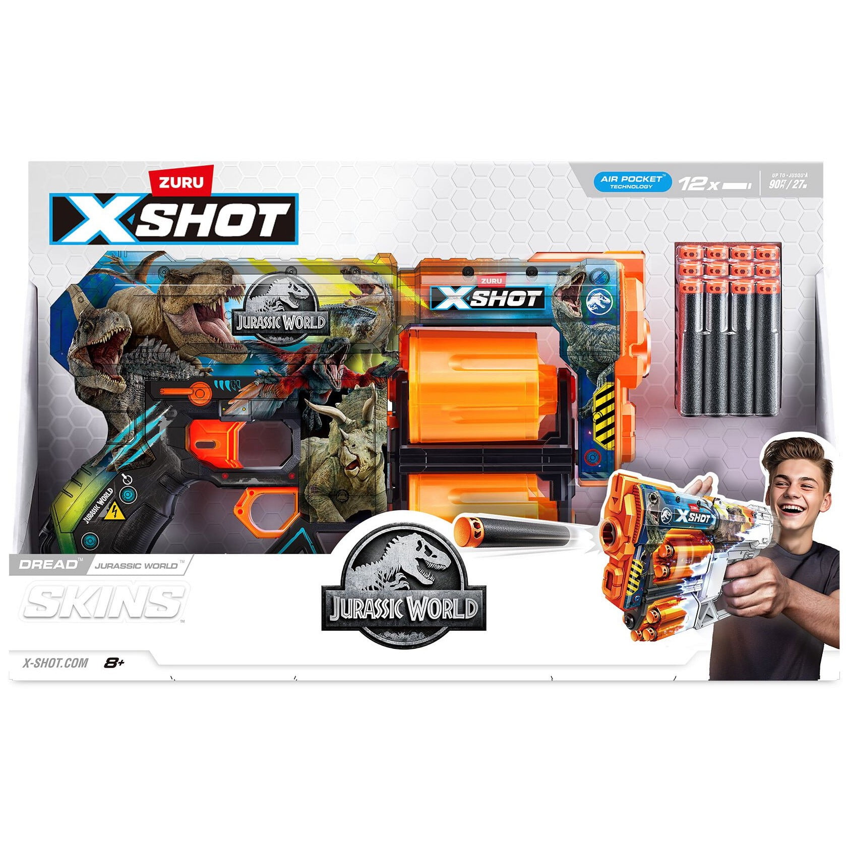 X-SHOT ターボアドバンス　ゴールド　未開封品 Zuru Xshot Turbo Advance Golden Royale Edition Dart Blaster, 40