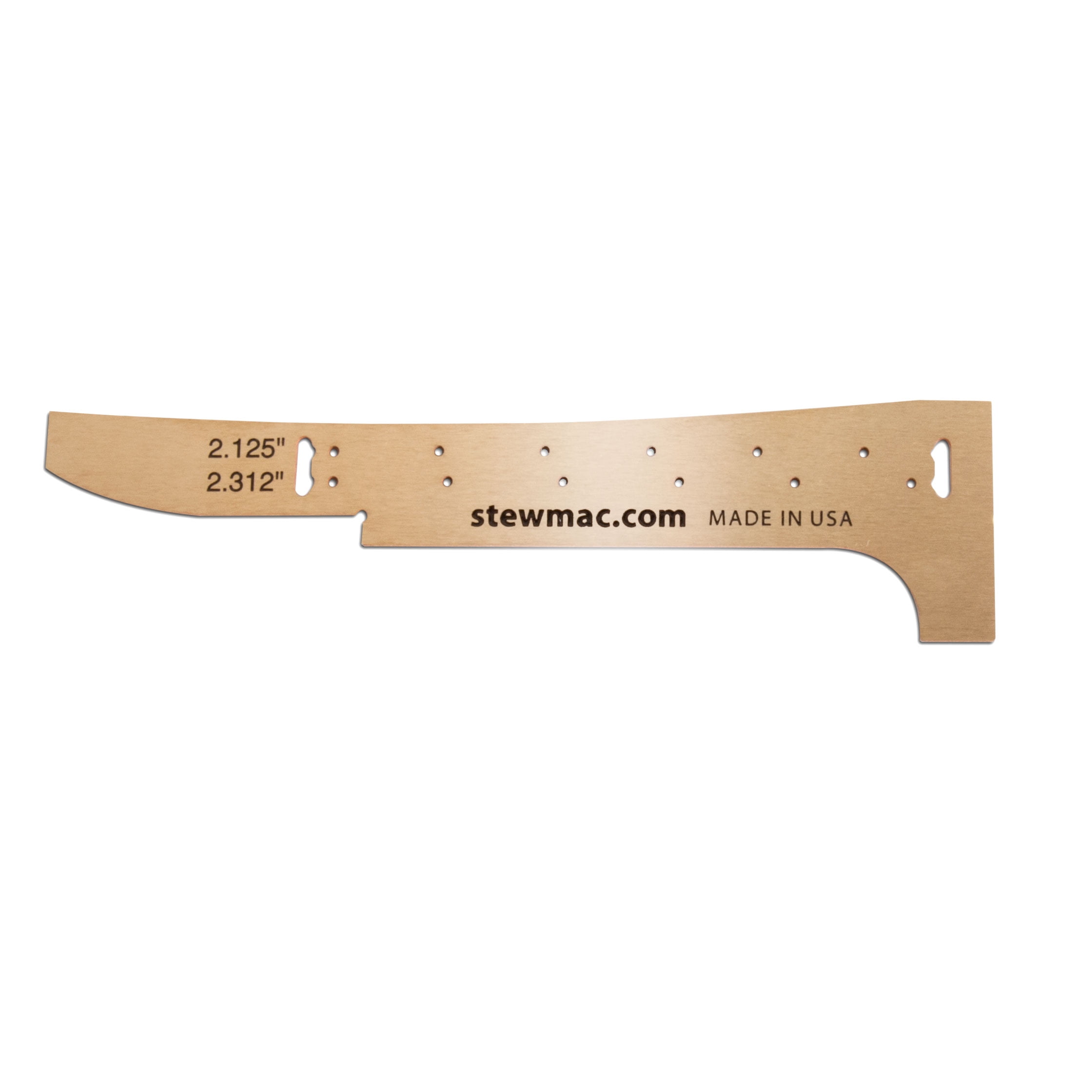StewMac Acoustic Guitar Bridge Template - Walmart.com