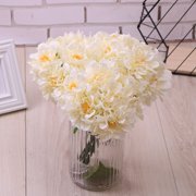 Artificial Dahlia Pinnate Flower Simulation Flower Bouquet For Home DecorationWhite