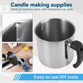 thumbnail image 5 of Candle Making Pouring Pot, 44 Oz Double Boiler Wax Melting Pot, Candle Making Pitcher, Heat- Handle, 5 of 9