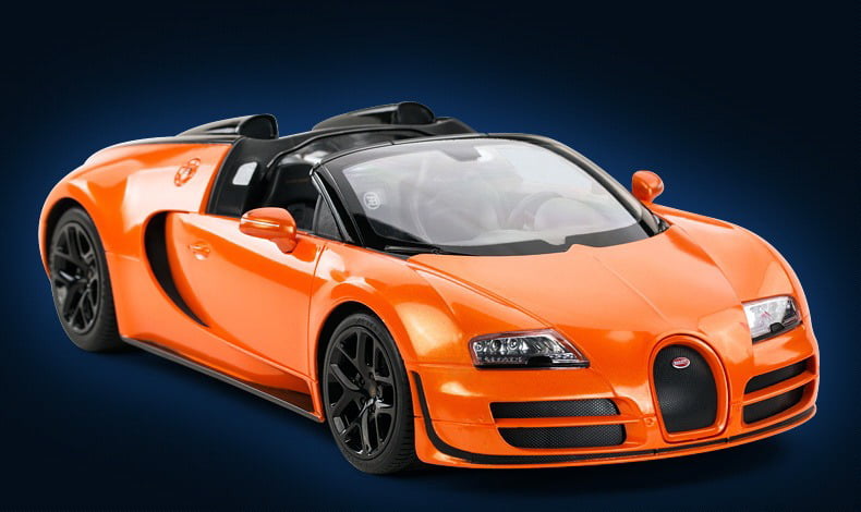 1:14 Scale RC Bugatti Veyron Grand Sport Vitesse Car Orange 