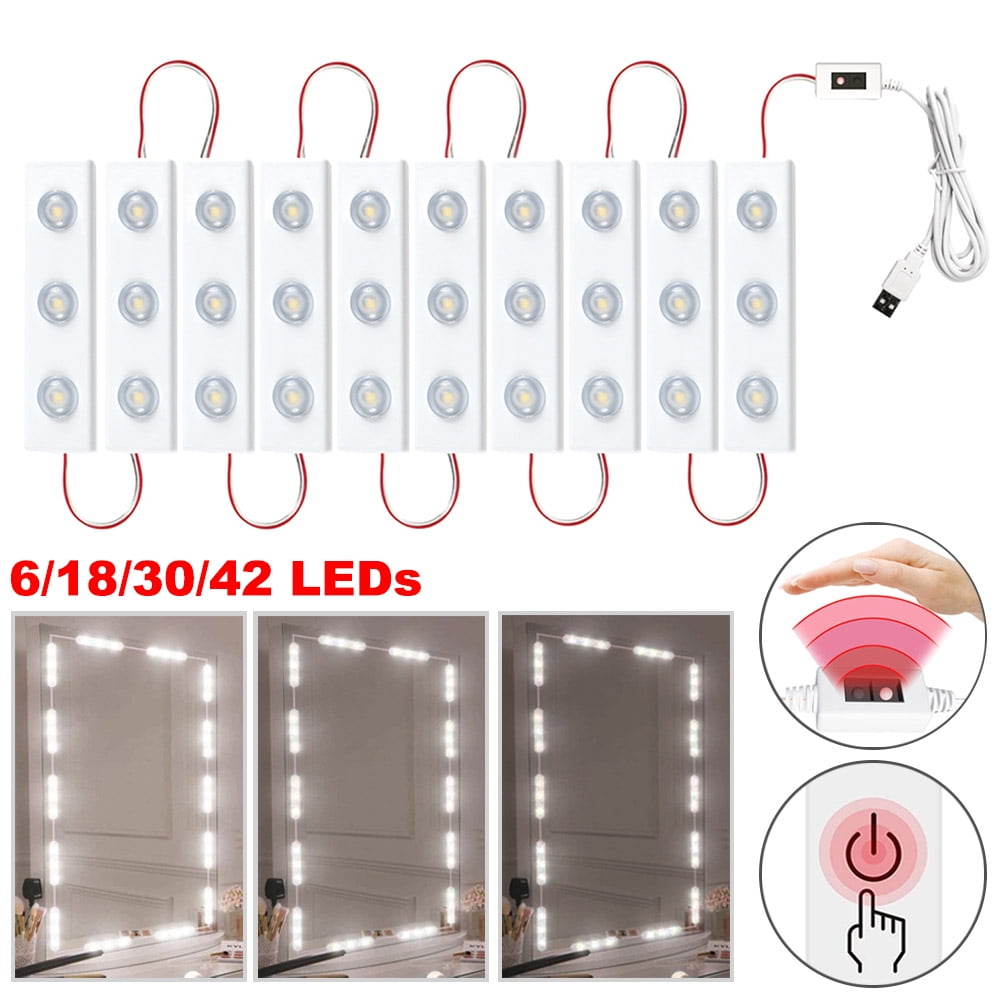 Reglette LED 6W Prise rasoir & interrupteur - Decoreno