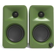 Kanto ORAMN 100W Powered Reference Desktop Computer Speakers with Bluetooth 5.0 and USB-C Input | Bi-Amplified | 100 Hz Automatic Crossover | Reference Quality Sound | Pair | Moss