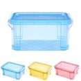 thumbnail image 1 of Blue Storage Box Plastic Container for Household Use 1Pcs, 1 of 4