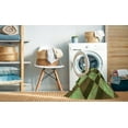 thumbnail image 2 of Ahgly Company Machine Washable Indoor Square Transitional Green Area Rugs, 5' Square, 2 of 7