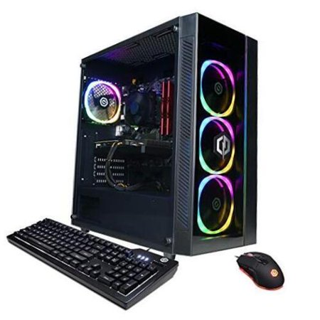 CYBERRPOWERPC Gamer Xtreme VR Gaming PC, Intel Core i5-11600KF 3.9GHz, GeForce RTX 3060 12GB, 16GB DDR4, 500GB PCI-E NVMe SSD, 1TB HDD, WiFi Ready & Win 11 Home (GXiVR8480A11), Black
