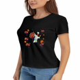 thumbnail image 3 of Signetis Unisex Whimsical Turkey Chef - Holiday Fun Graphic Tee, Black, 3 of 9