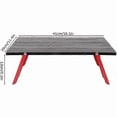 thumbnail image 3 of Bord Pliante, Mini Table De Pique - Nique En For Barbecue In Plein (tout En Et Rouge), 3 of 5