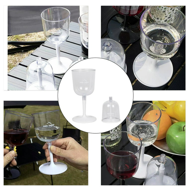 Portable Wine Glass, Comfortable Hand Feel Shatterproof Safe