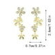 thumbnail image 2 of WILLBEST Aretes Colgantes De Flores De Titanio De Arete, Aretes De Patchwork De Flores, Aretes Colgantes Bohemios, Aretes De Botón Llamativos Para Mujeres Y Niñas, Cumpleaños, 2 of 5