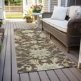 thumbnail image 6 of Addison Rugs Chantille Indoor/Outdoor Traditional Global Chocolate Washable Runner Rug, 2'3" x 7'6", 6 of 6