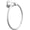 Chrome, variant on Delta 71146 Foundations 6-3/8" Wall Mounted Towel Ring - Chrome