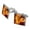 Silver, variant on Phoenix Firebird Flaming Fire Bird Rising Fantasy Square Cufflink Set - Silver or Gold