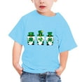 thumbnail image 4 of Edvintorg St. Patrick's Day T-Shirts for Children Kids Boys Girls Summer Tshirt Fashion Cute Round Neck Printed Short Sleeve Casual Tops for Teeanger 3-14Years, 4 of 4